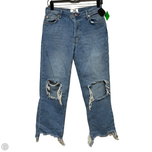 Jeans Cropped By We The Free In Blue Denim, Size: 2