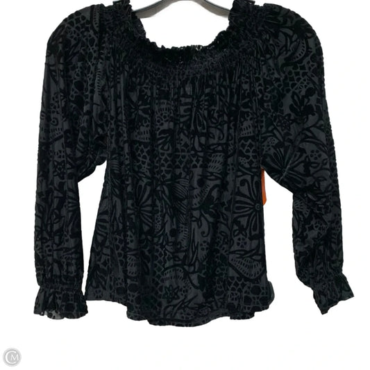 Top Long Sleeve By Free People In Black, Size: Xs