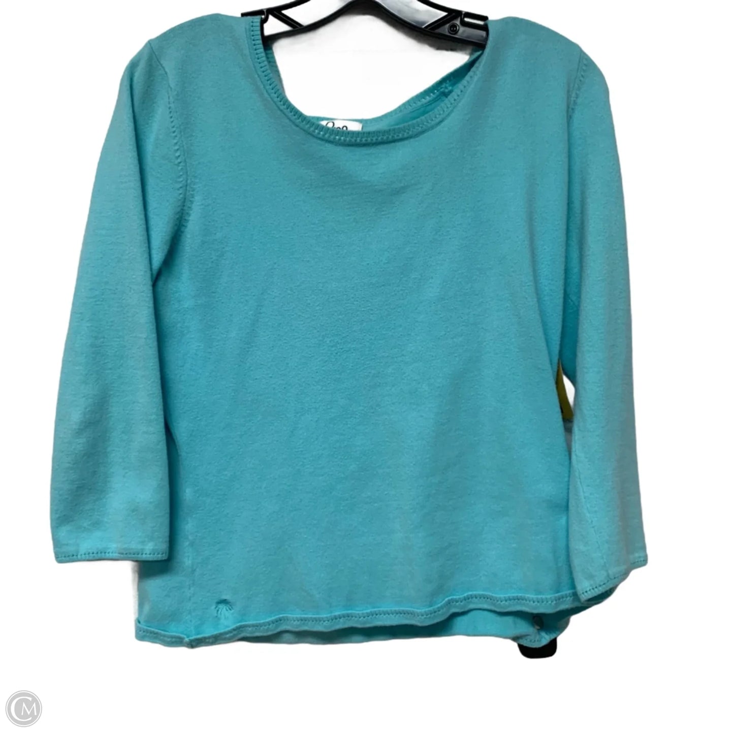 Top Long Sleeve Designer By Lilly Pulitzer In Blue, Size: M