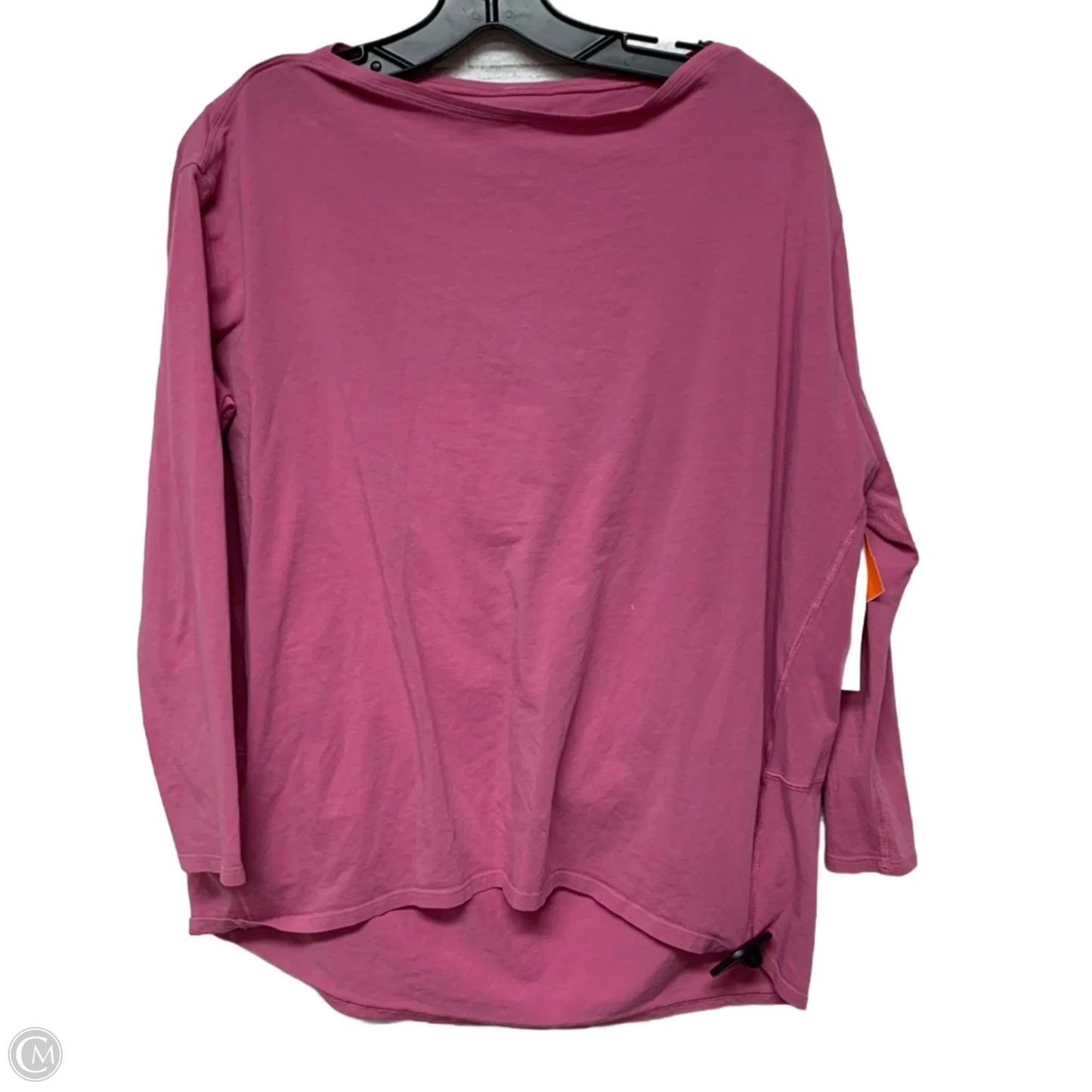 Athletic Top Long Sleeve Crewneck By Lululemon In Pink, Size: L