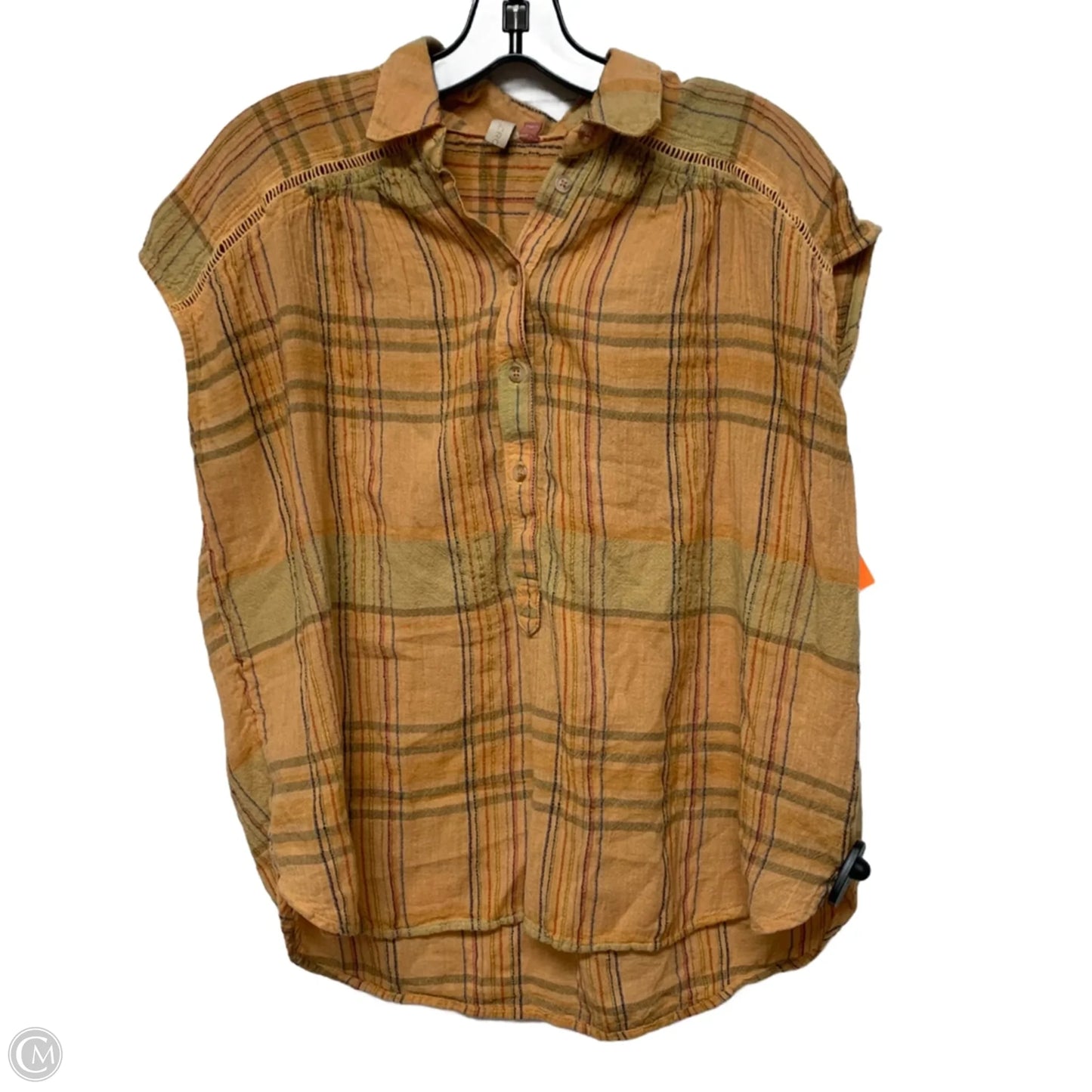 Top Sleeveless By Pilcro In Orange, Size: Xs