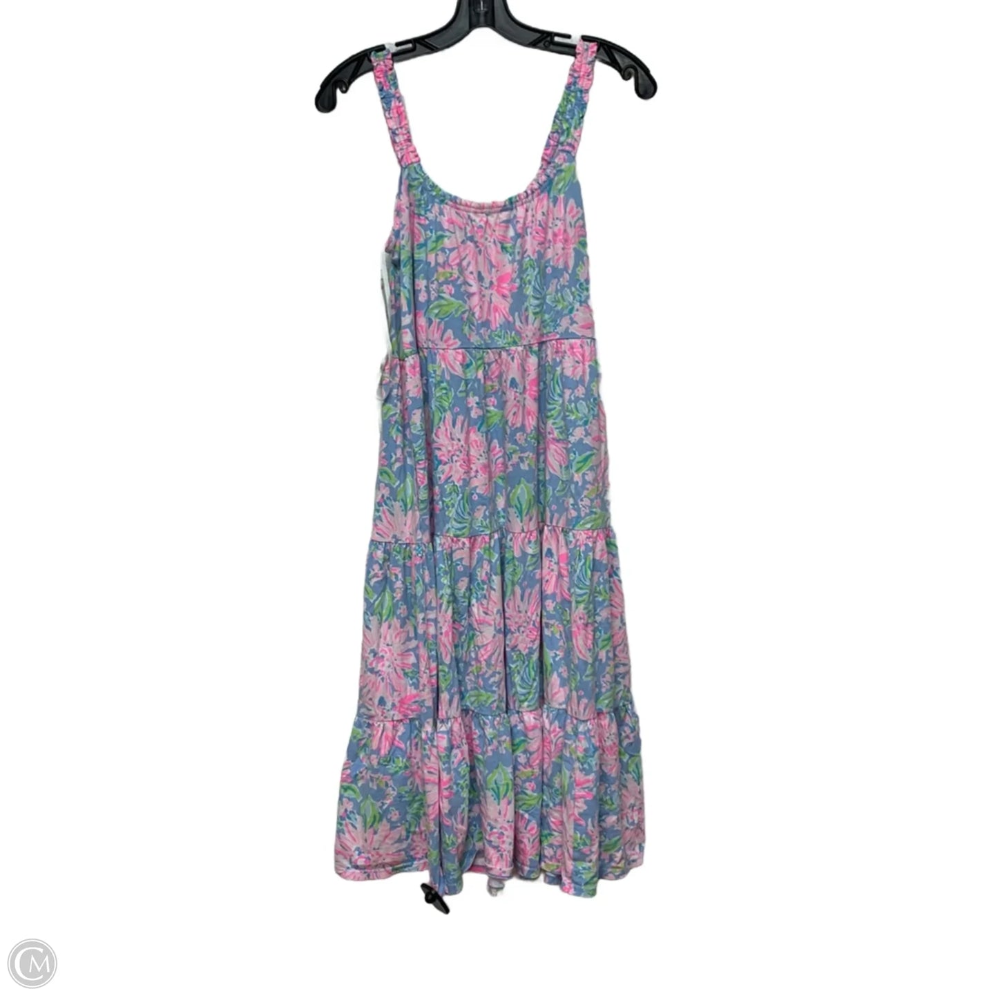 Dress Designer By Lilly Pulitzer In Blue & Pink, Size: Xxs