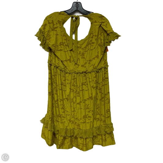 Dress Casual Maxi By Anthropologie In Yellow, Size: Xs