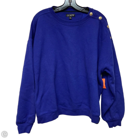 Sweatshirt Crewneck By J. Crew In Blue, Size: Xl