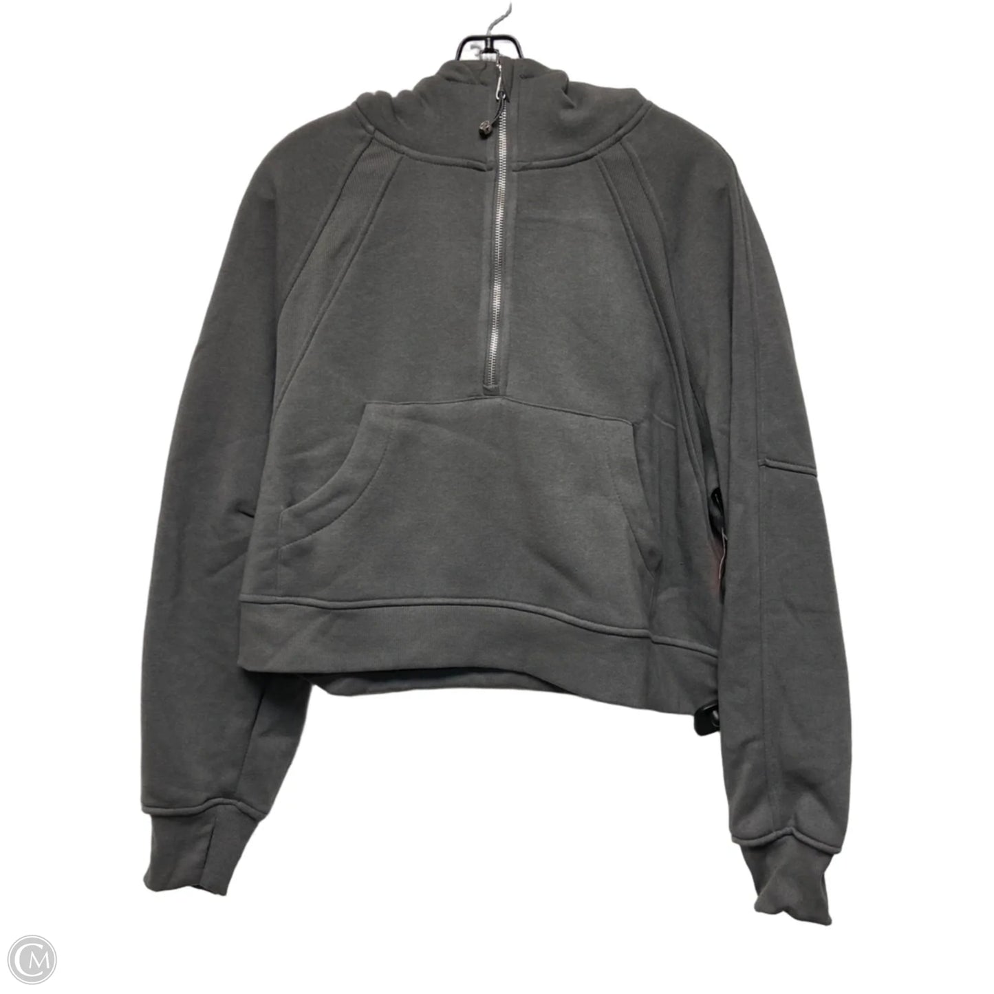 Sweatshirt Hoodie By Better Together In Grey, Size: L