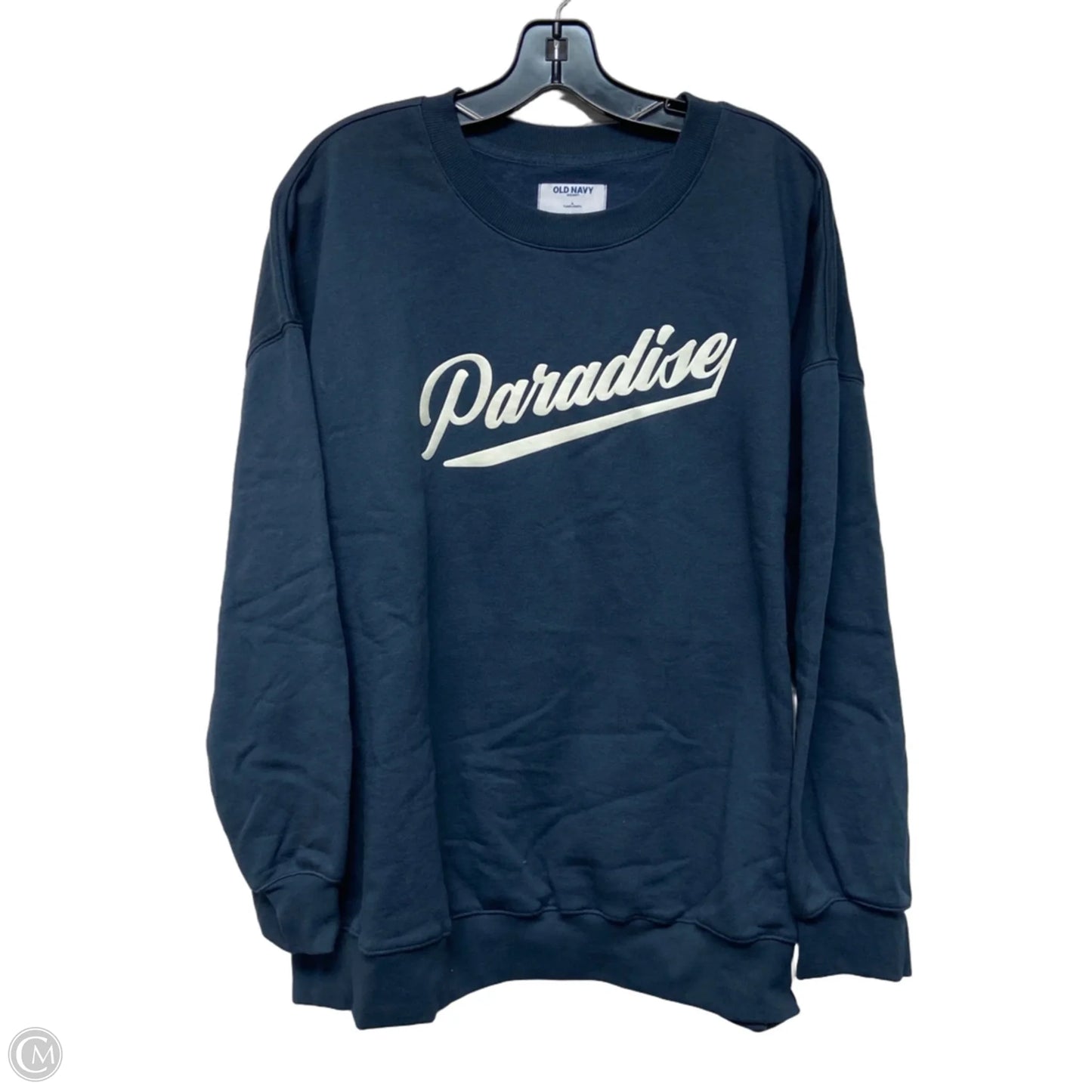 Sweatshirt Crewneck By Old Navy In Navy, Size: L