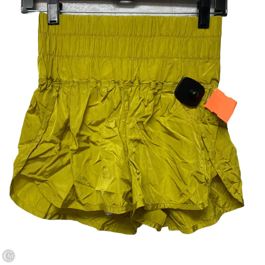 Athletic Shorts By Free People In Yellow, Size: S