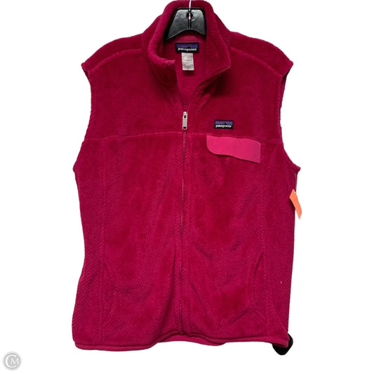 Vest Fleece By Patagonia In Pink, Size: Xl