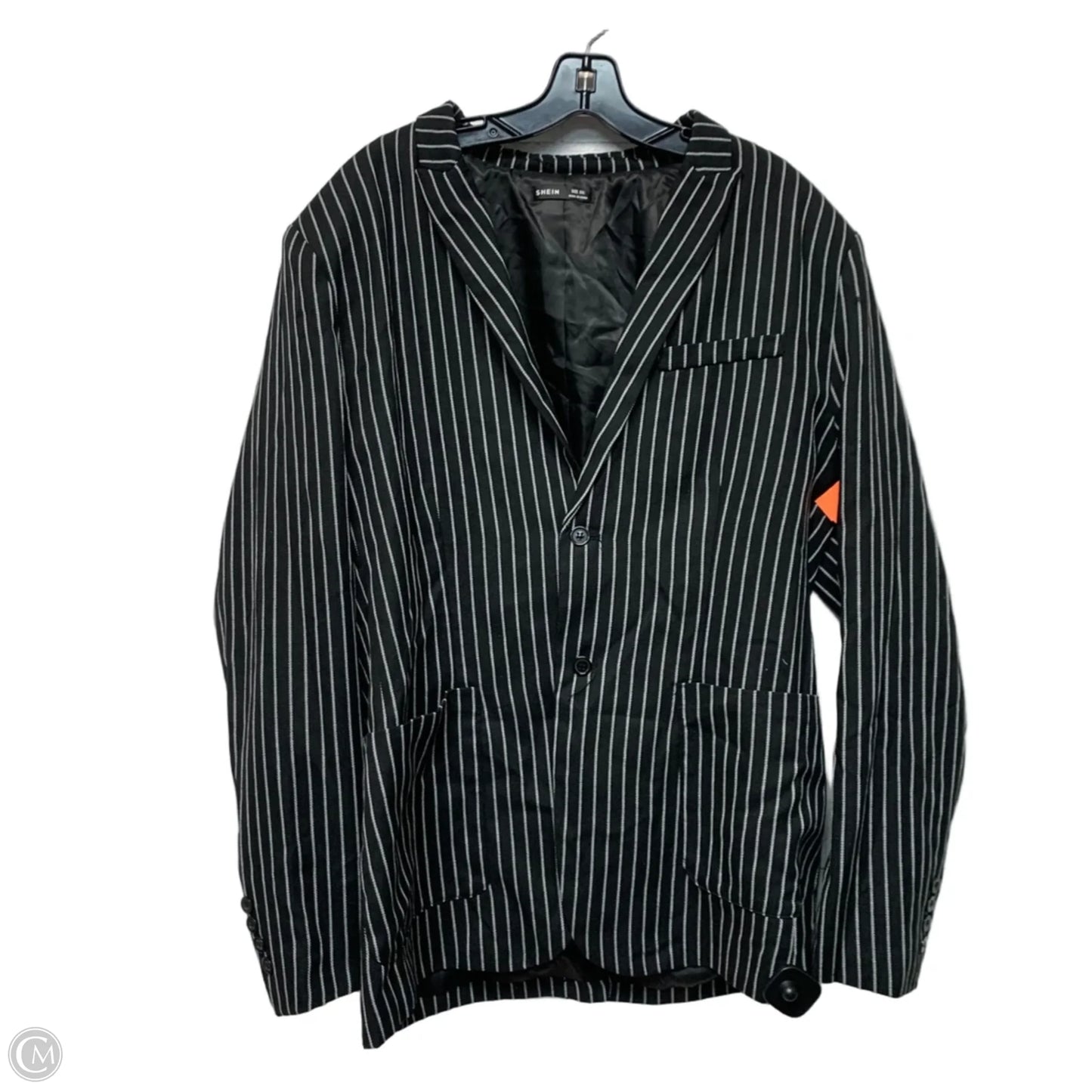 Blazer By Shein In Black & White, Size: 1x