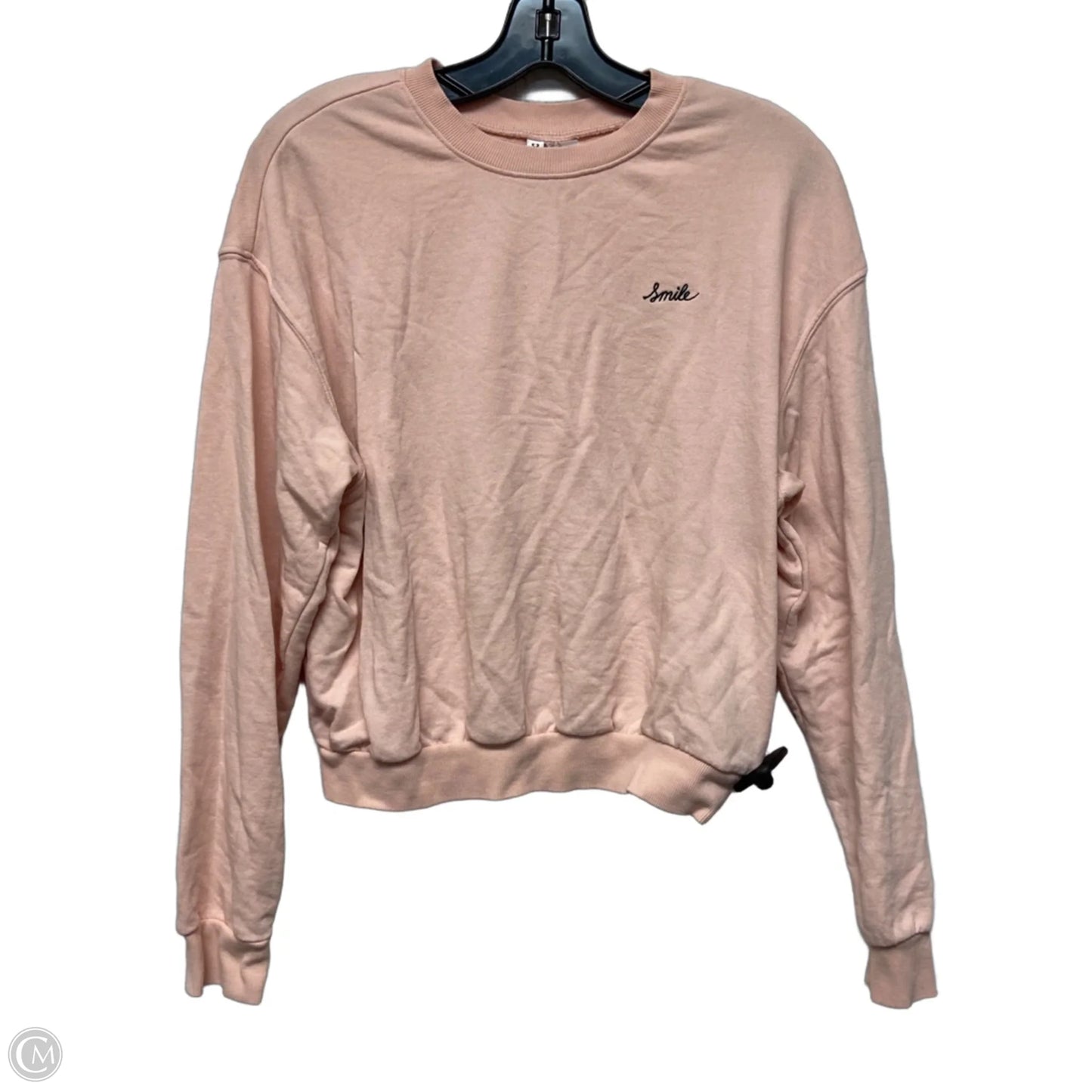 Sweatshirt Crewneck By Divided In Pink, Size: M
