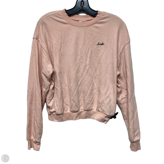 Sweatshirt Crewneck By Divided In Pink, Size: M