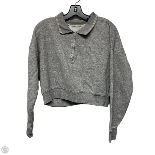 Sweatshirt Collar By Madewell In Grey, Size: M