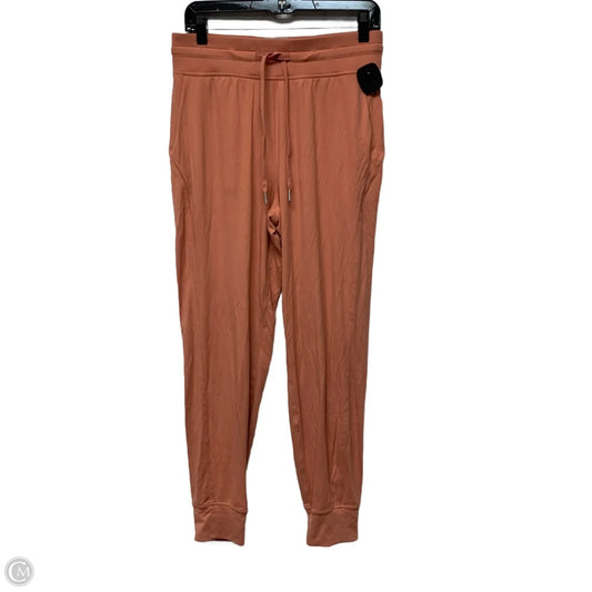 Athletic Pants By Lululemon In Orange, Size: M