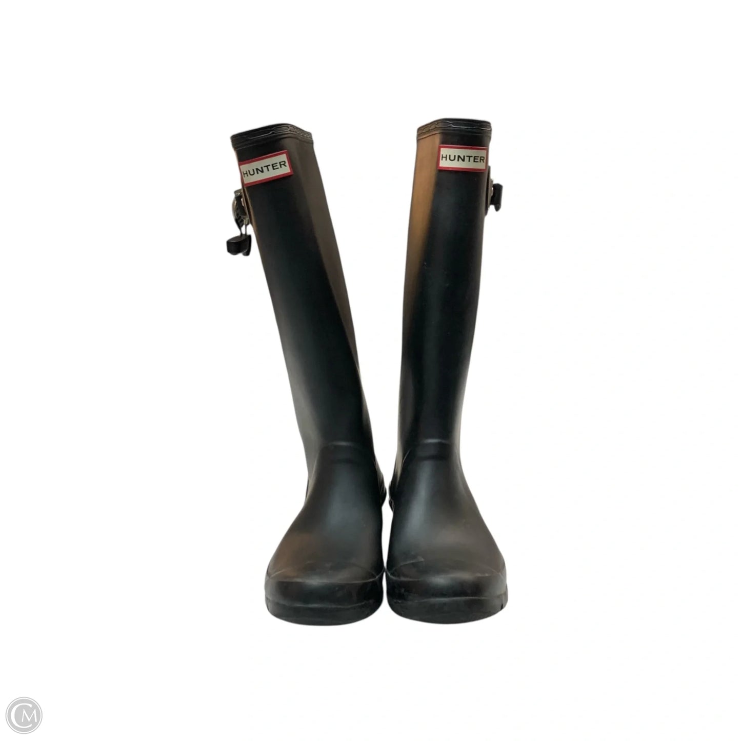 Boots Designer By Hunter In Black, Size: 7