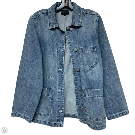 Jacket Denim By Quince In Blue Denim, Size: M