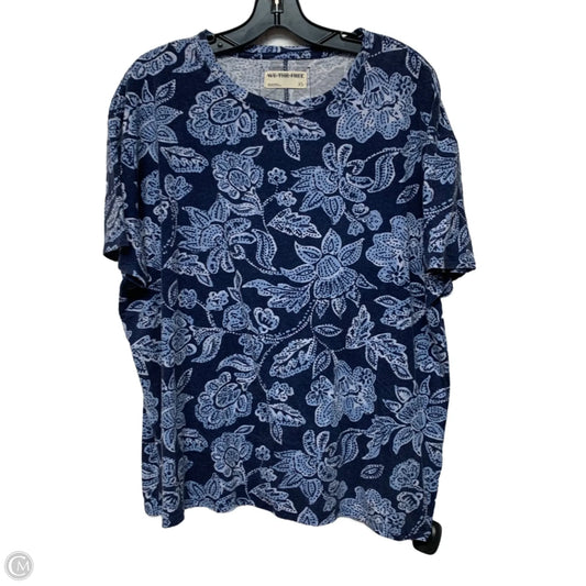 Top Short Sleeve By We The Free In Blue, Size: Xs