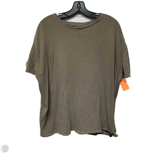 Top Short Sleeve Basic By We The Free In Brown, Size: Xs