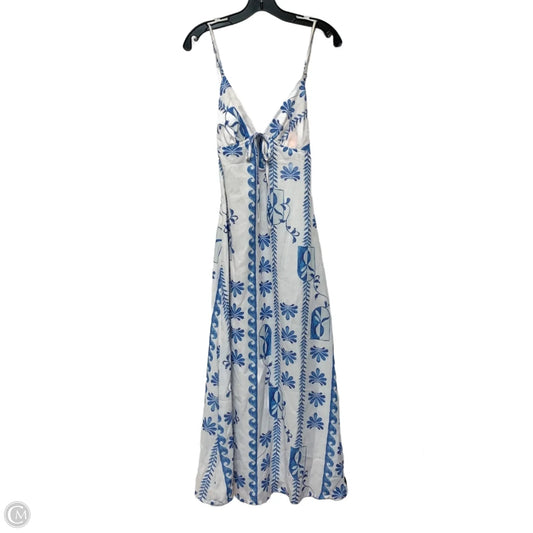 Dress Casual Maxi By Peppermayo In Blue & White, Size: S