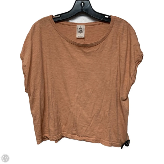 Top Short Sleeve Basic By We The Free In Orange, Size: S