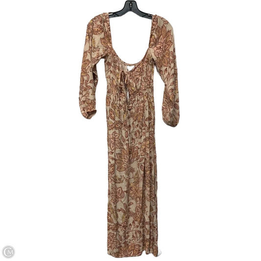 Dress Casual Maxi By Fourteenth Place In Pink & Yellow, Size: M