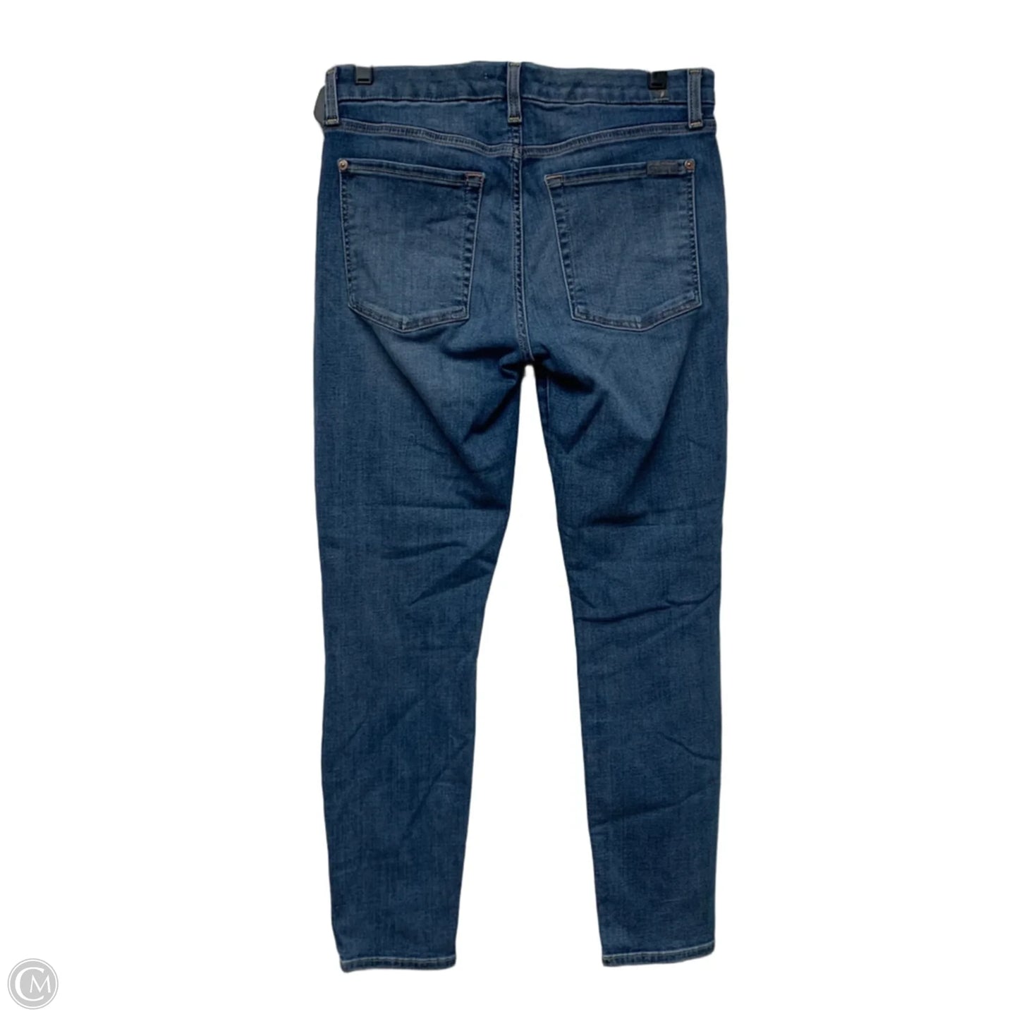 Jeans Jeggings By 7 For All Mankind In Blue Denim, Size: 10