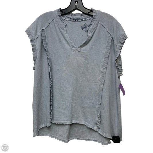 Top Sleeveless By Pilcro In Blue, Size: L