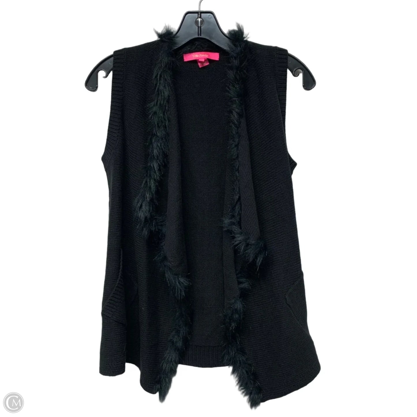 Vest Designer By Lilly Pulitzer In Black, Size: Xxs