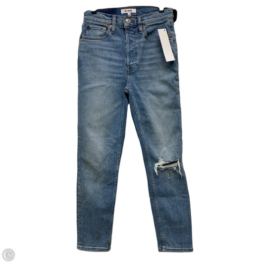 Jeans Straight By Re/Done In Blue Denim, Size: 2