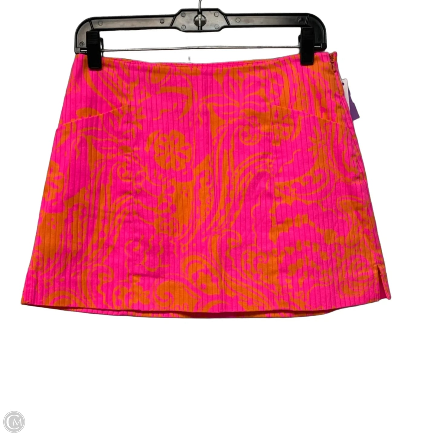 Skort Designer By Lilly Pulitzer In Orange & Pink, Size: S