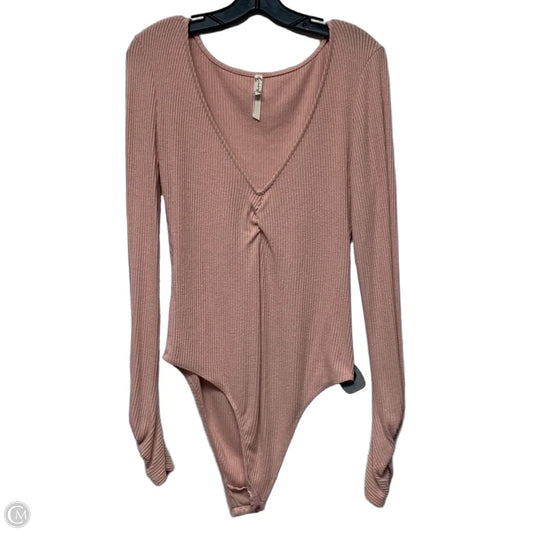 Bodysuit By Free People In Pink, Size: L