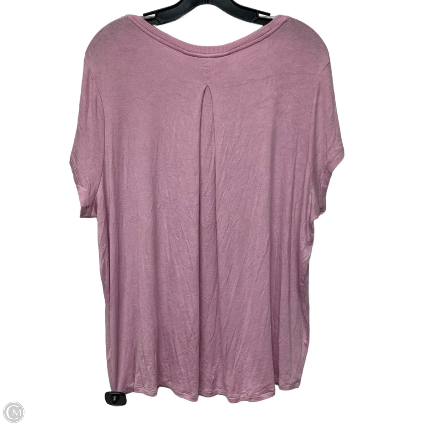 Athletic Top Short Sleeve By Athleta In Pink, Size: L