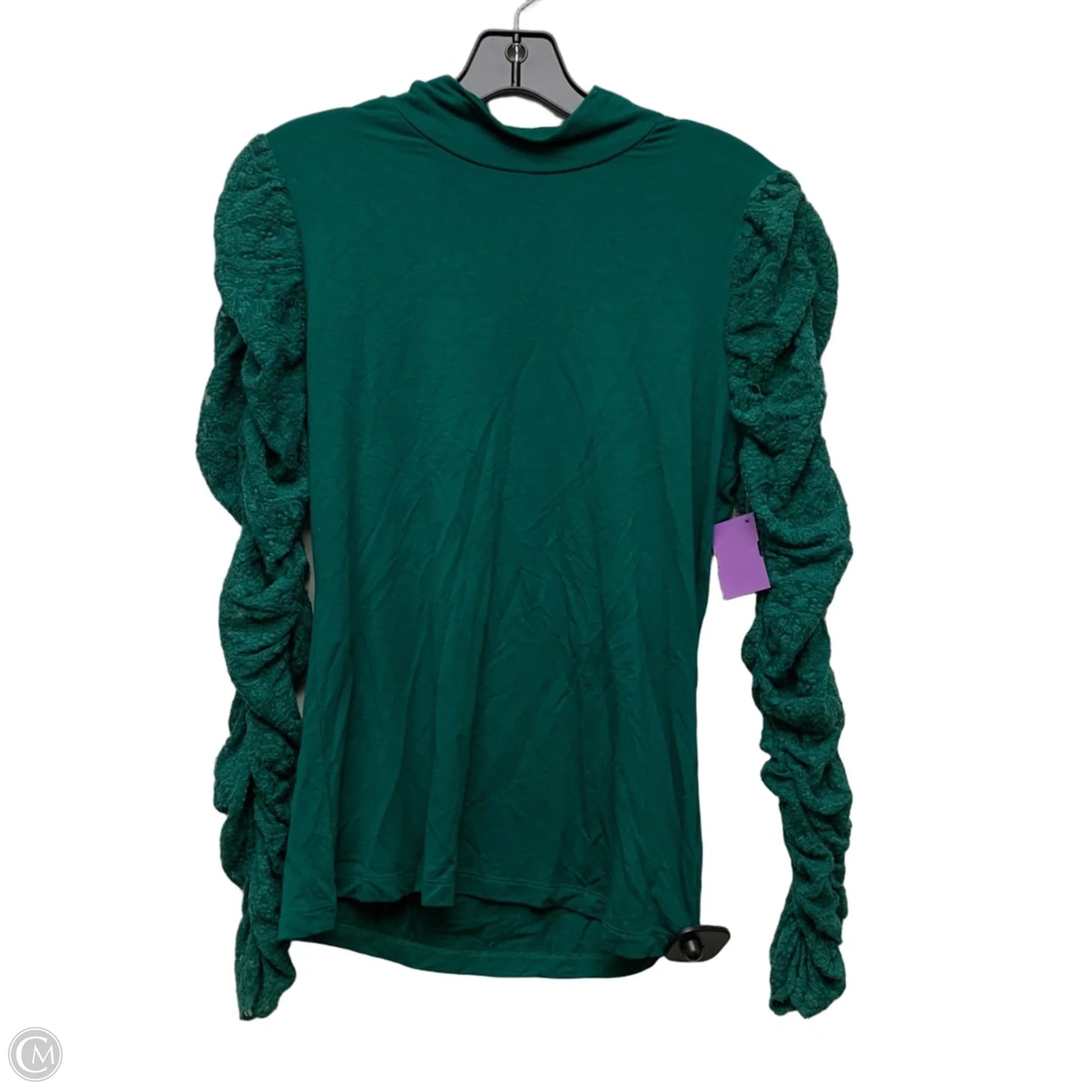 Top Long Sleeve By Maeve In Green, Size: S