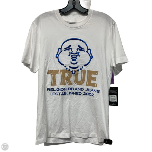 Top Short Sleeve By True Religion In White, Size: S