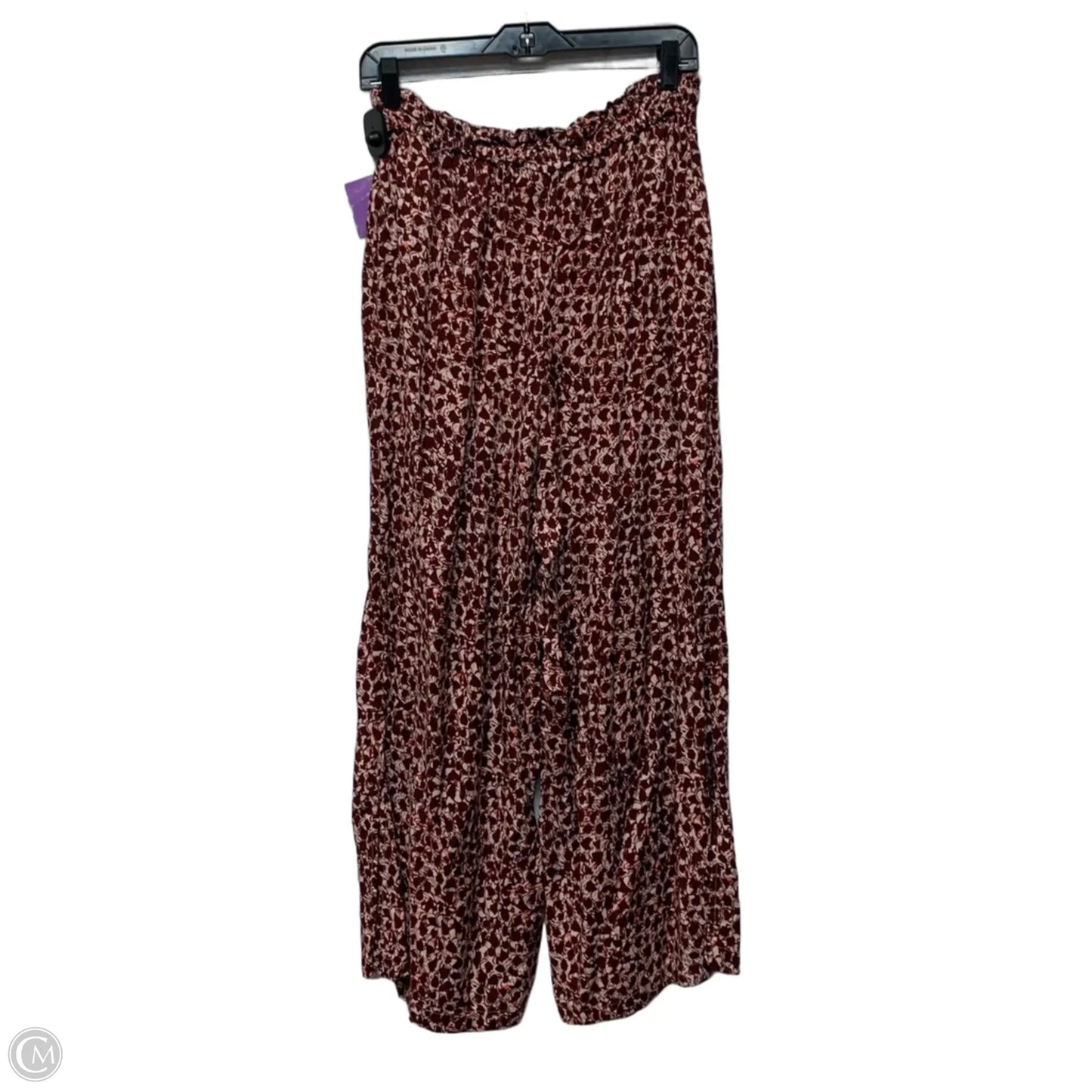 Pants Wide Leg By Anthropologie In Red, Size: M