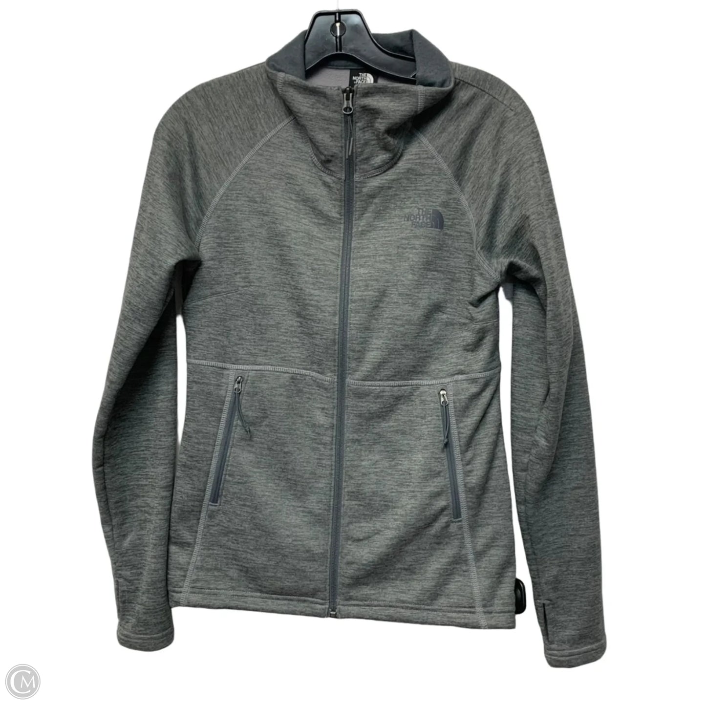 Athletic Jacket By The North Face In Grey, Size: S
