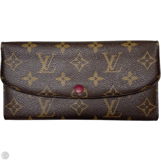 Wallet Luxury Designer By Louis Vuitton, Size: Large