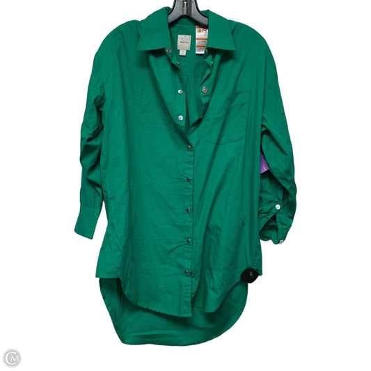 Tunic Long Sleeve By Maeve In Green, Size: Xs
