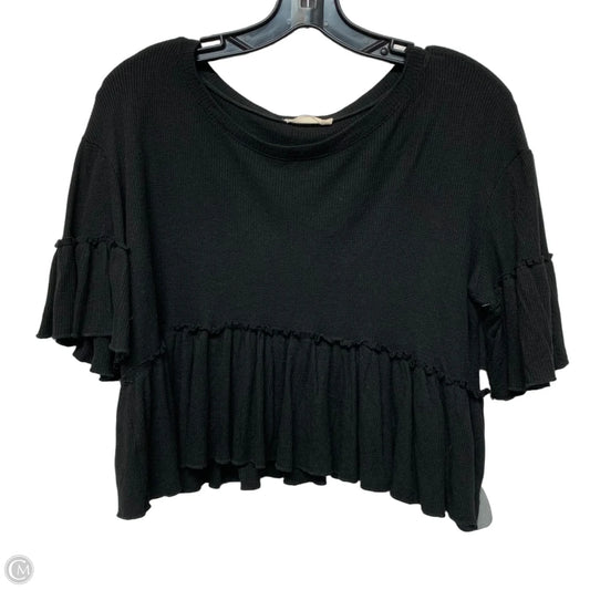 Top Short Sleeve By Altard State In Black, Size: S