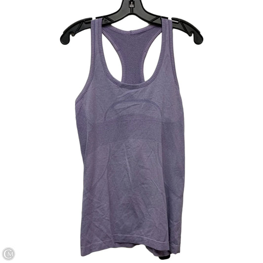 Athletic Tank Top By Lululemon In Purple, Size: M