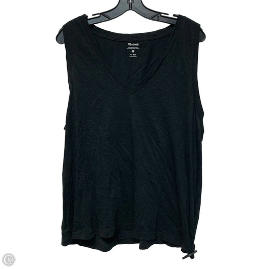 Top Sleeveless Basic By Madewell In Black, Size: 1x