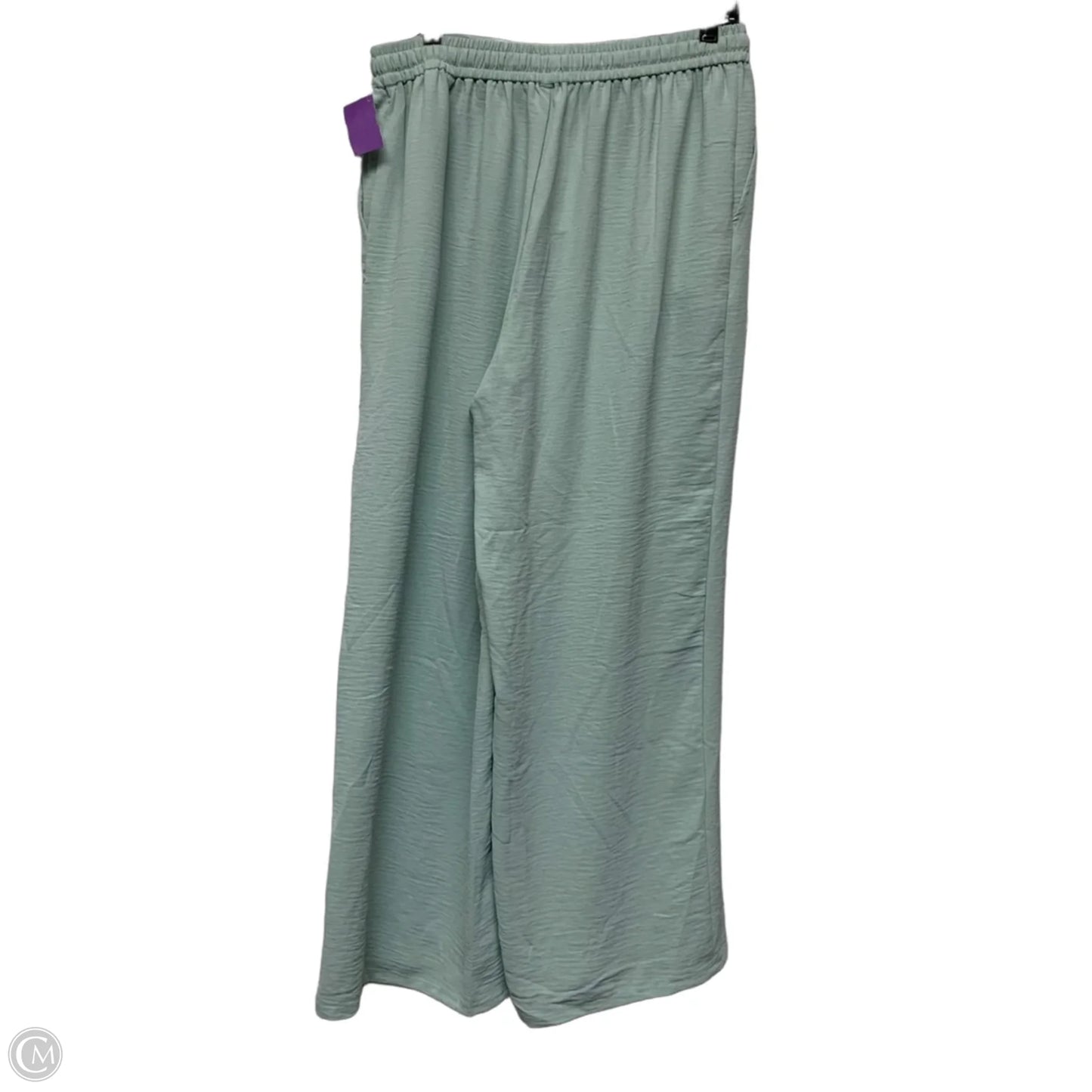 Pants Wide Leg By Wonderly In Green, Size: M