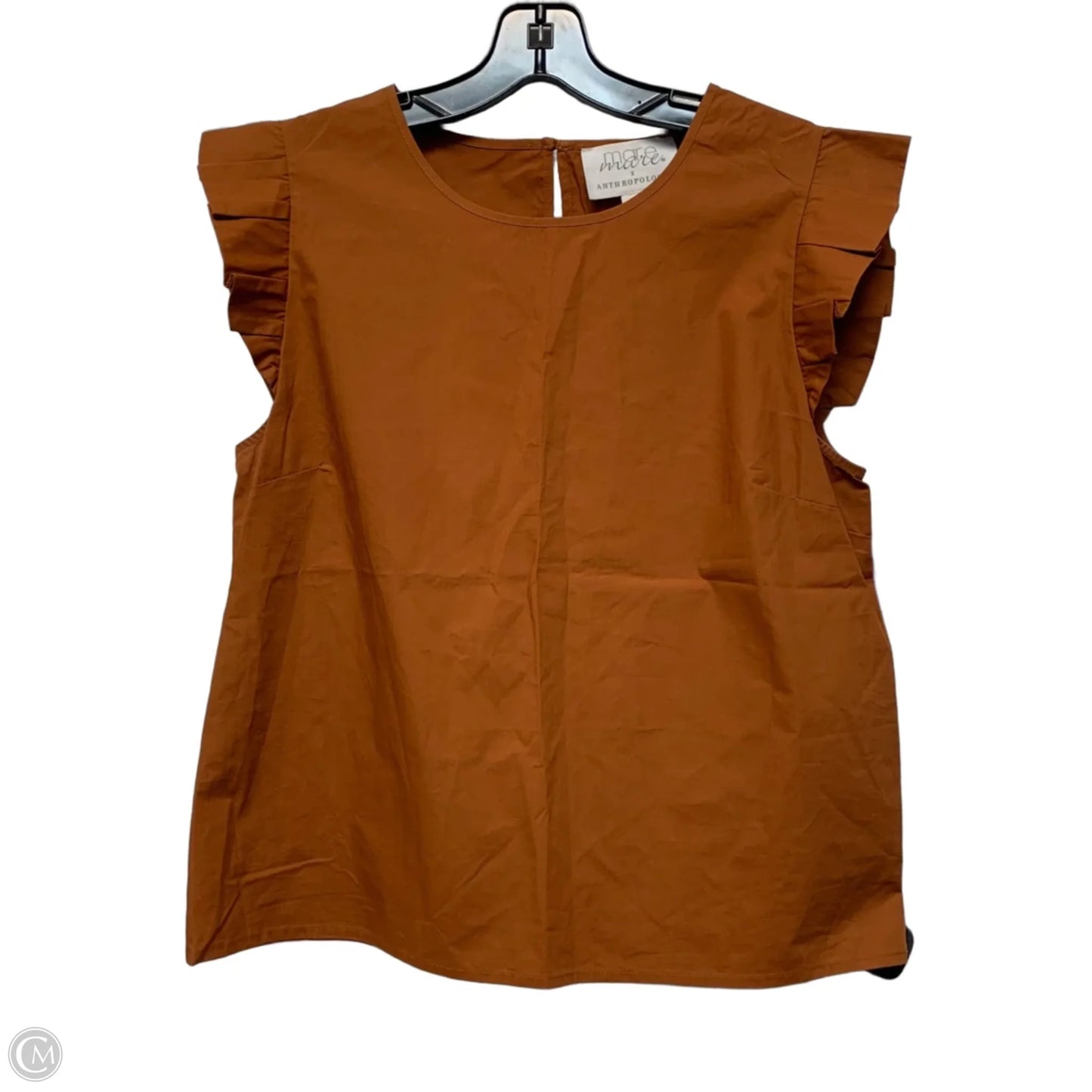 Top Sleeveless By Mare Mare In Orange, Size: S