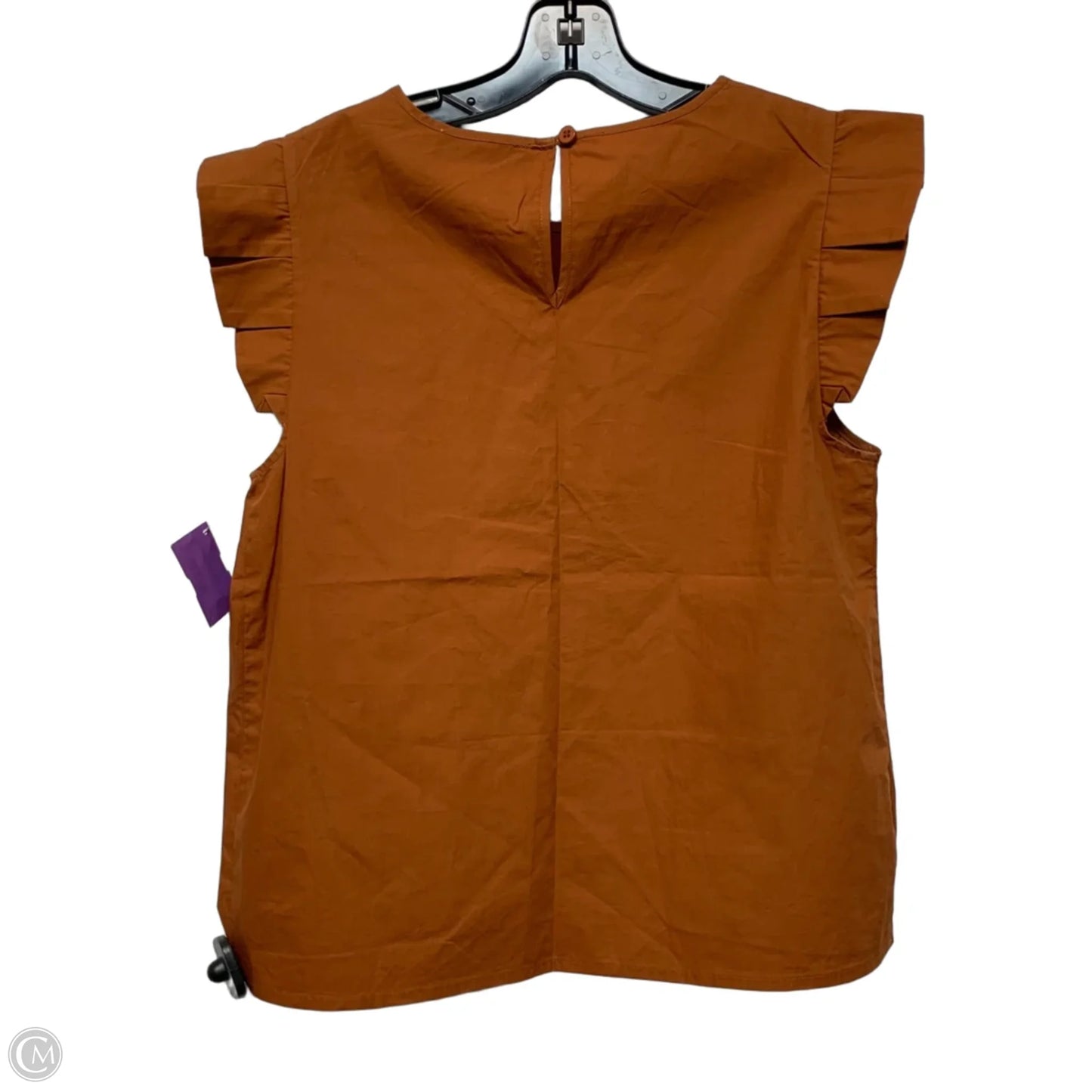 Top Sleeveless By Mare Mare In Orange, Size: S