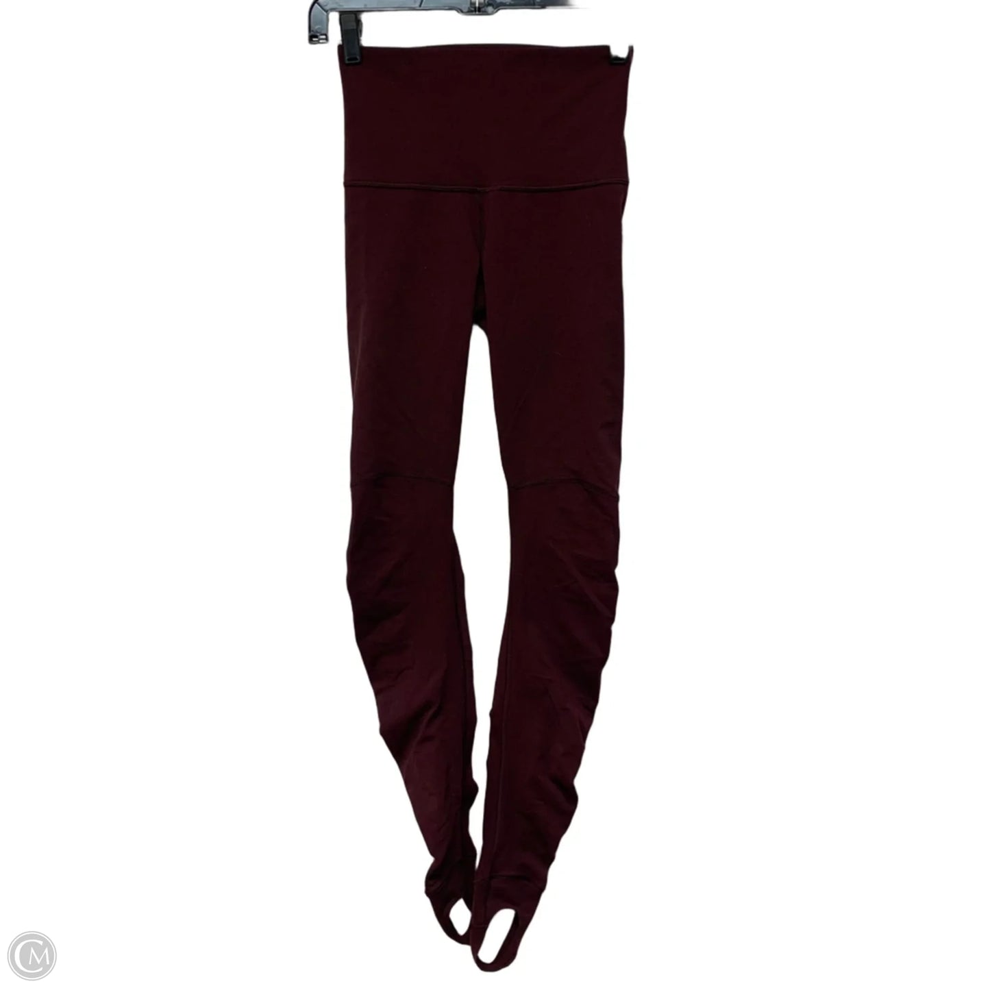 Athletic Leggings By Lululemon In Maroon, Size: S