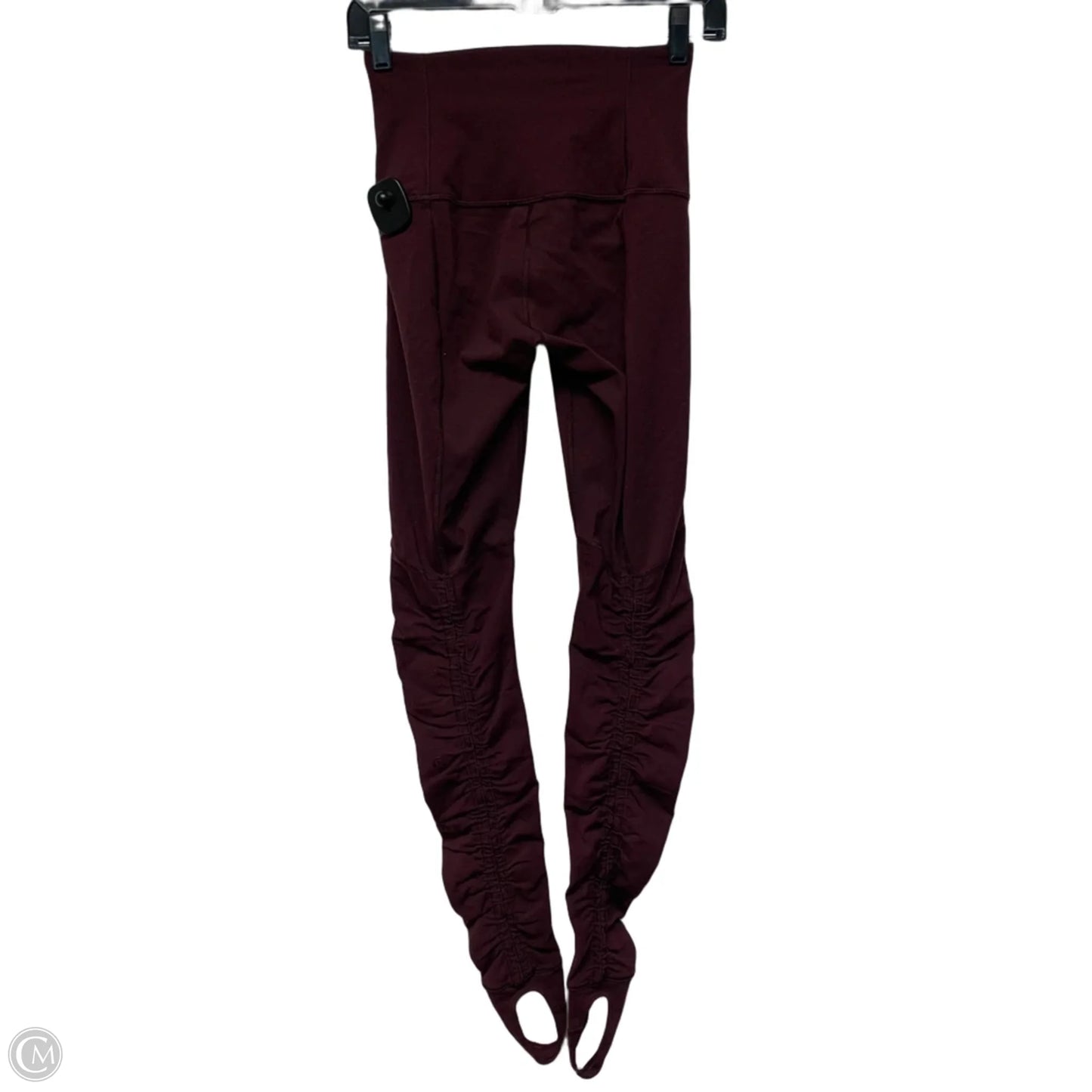 Athletic Leggings By Lululemon In Maroon, Size: S