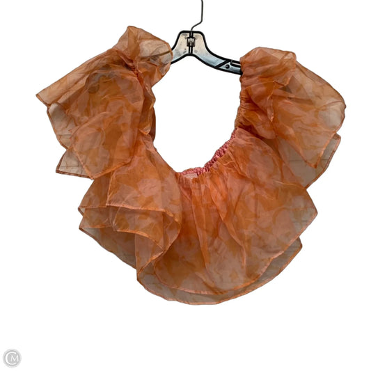 Top Short Sleeve By Show Me Your Mumu In Orange & Pink, Size: Xs