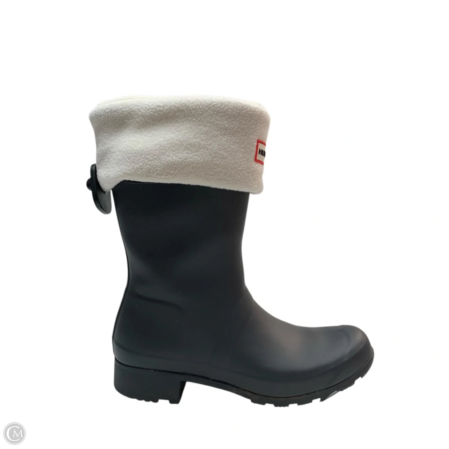Boots Designer By Hunter In Grey, Size: 8