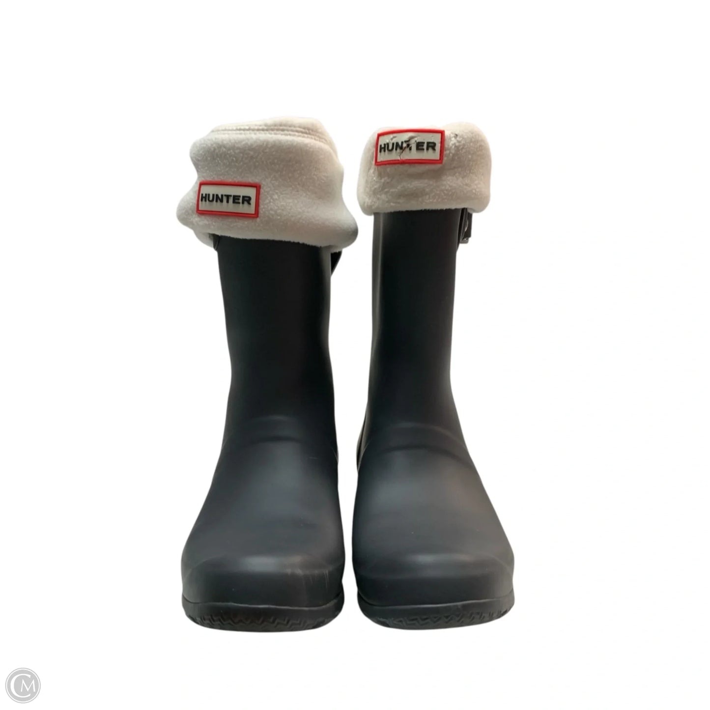 Boots Designer By Hunter In Grey, Size: 8