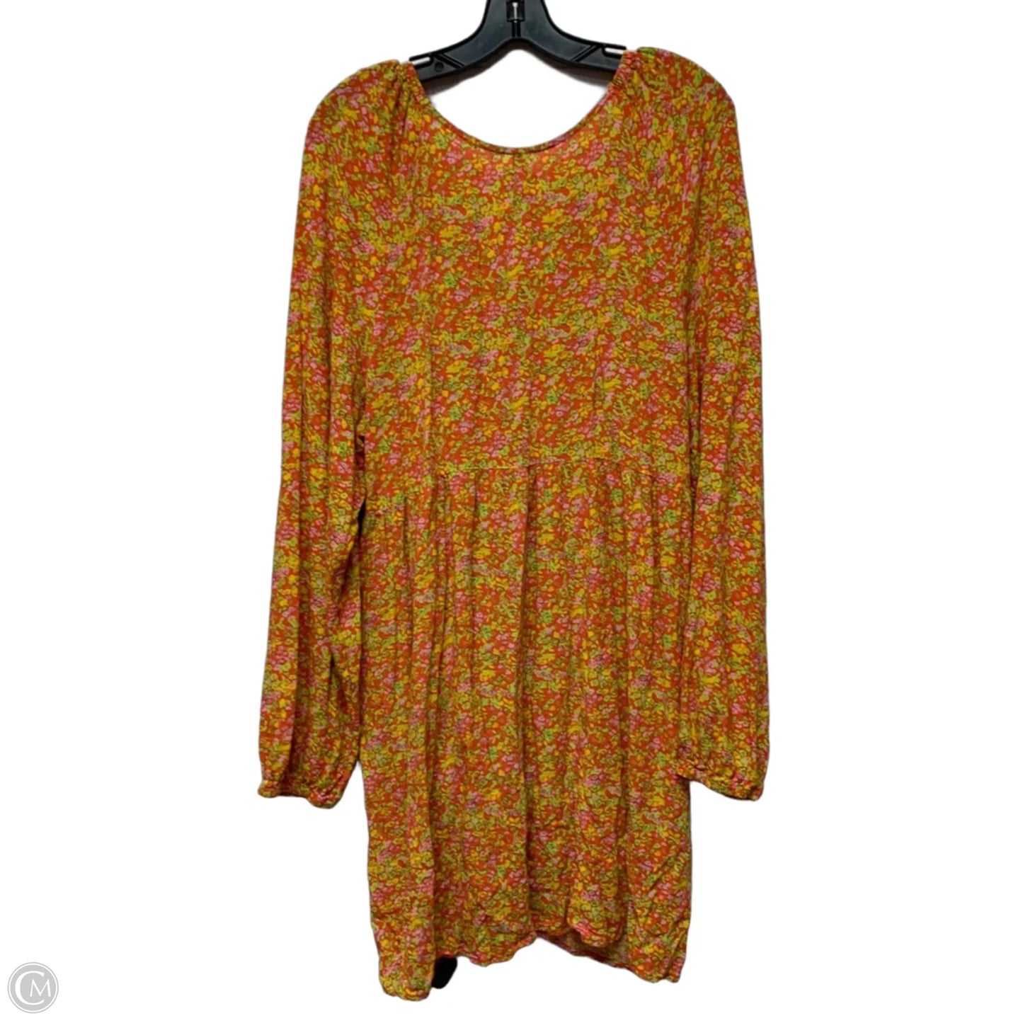 Dress Casual Short By Bp In Green & Orange, Size: 3x