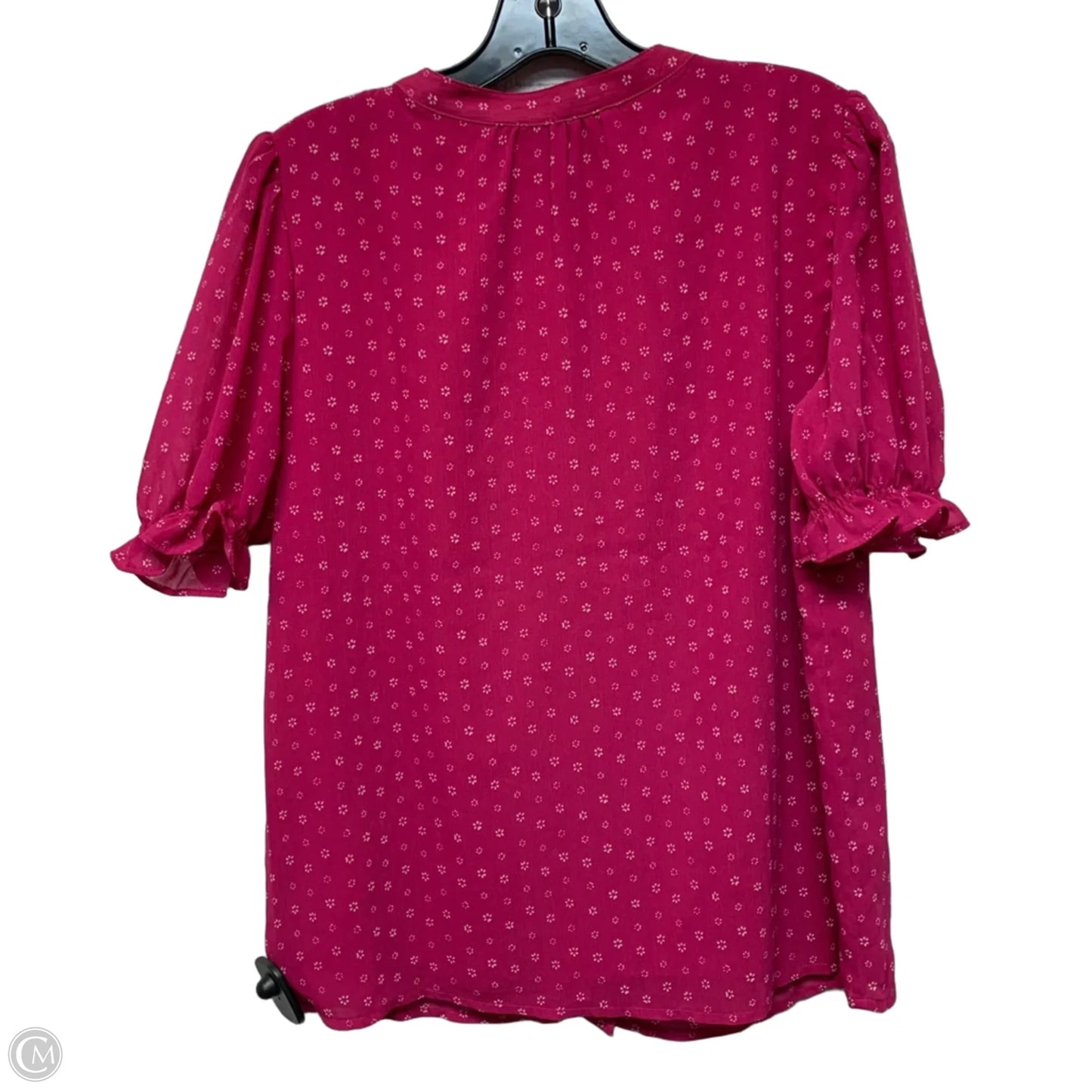 Blouse Short Sleeve By J. Crew In Pink, Size: S